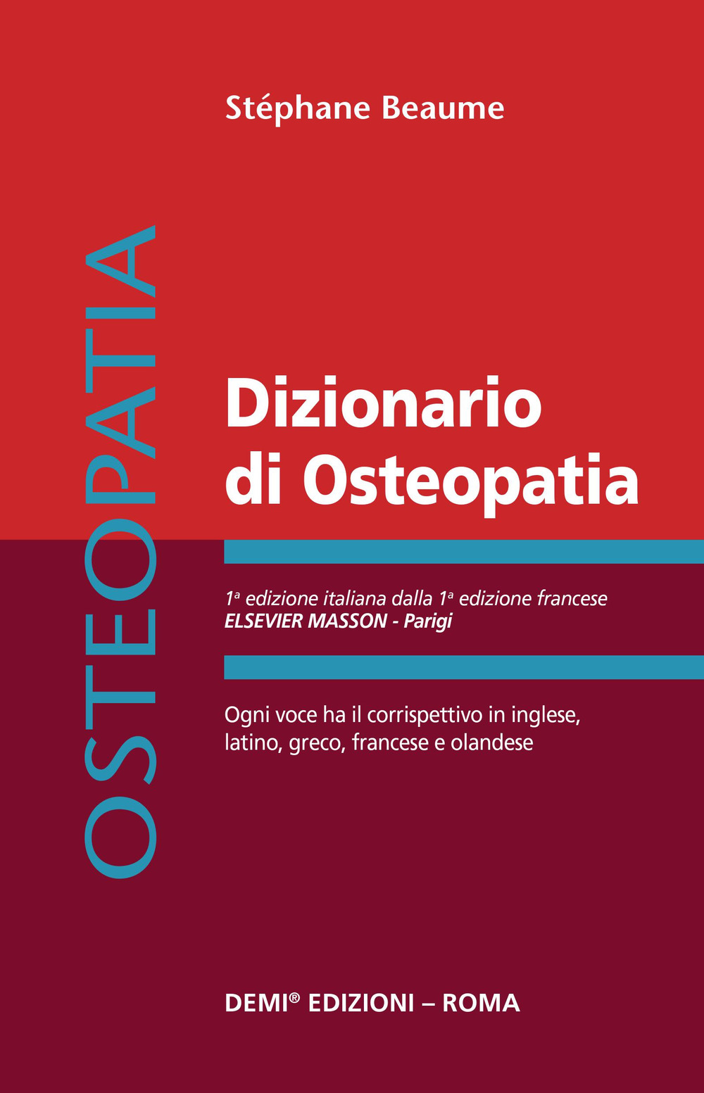 Image of Dizionario di osteopatia