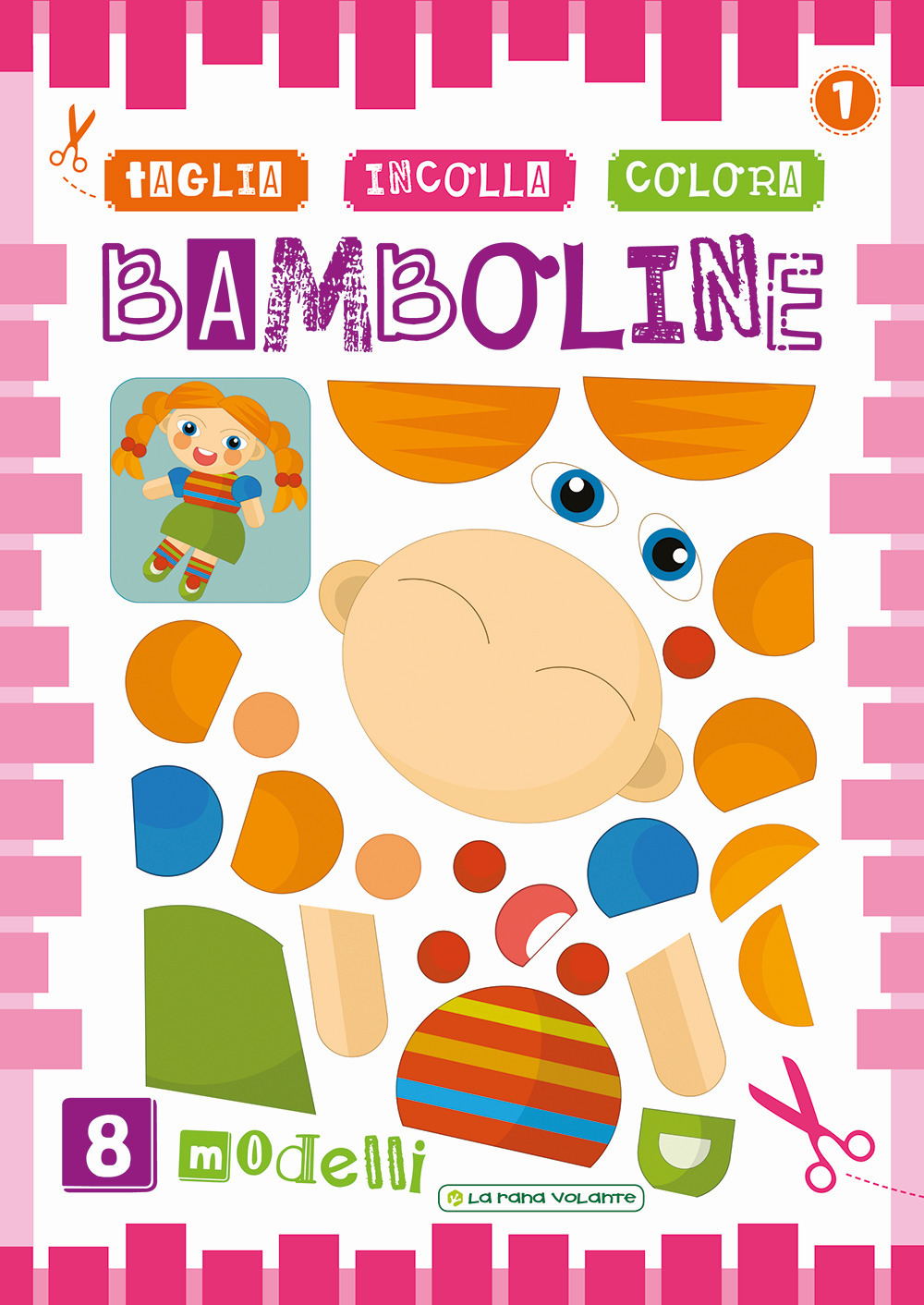 Image of Bamboline. Taglia incolla colora