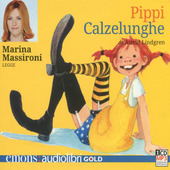 Copertina  Marina Massironi legge Pippi Calzelunghe [Audiolibro]