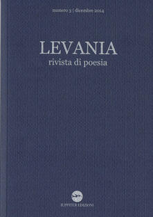 Grandtoureventi.it Levania. Rivista di poesia Image