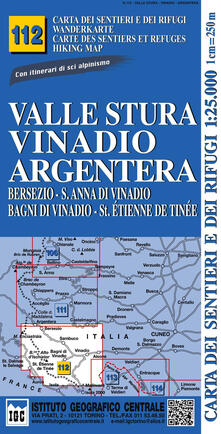 Carta n. 112 Valle Stura, Vinadio Argentera 1:25.000. Carta dei rifugi. Serie monti.pdf
