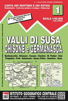 Carta n. 1 Val di Susa, Chisone e Germanasca 1:50.000. Carta dei sentieri e dei rifugi.pdf