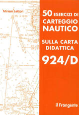 Libro 50 esercizi di carteggio nautico sulla carta didattica 924/D Miriam Lettori