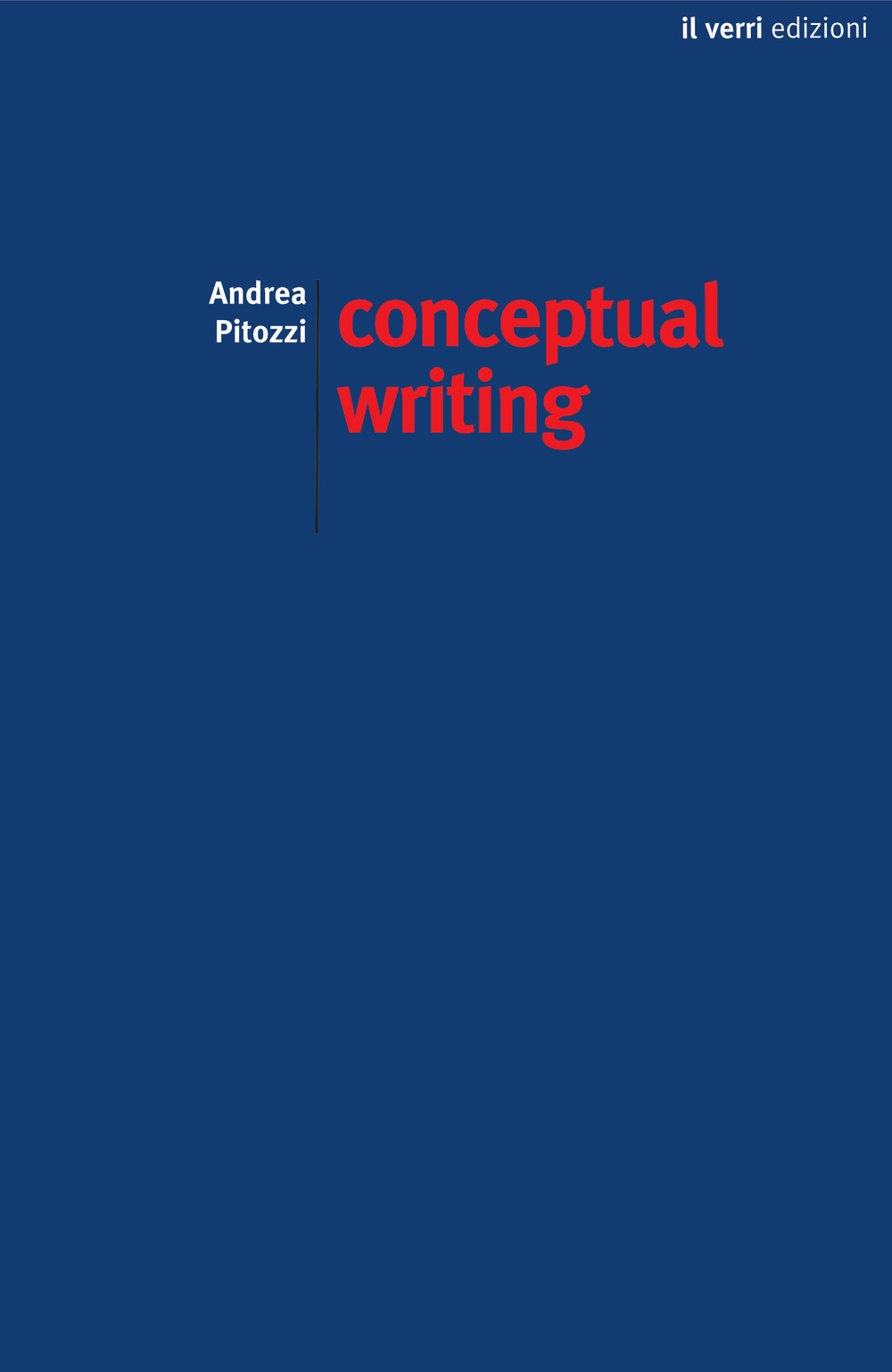 Image of Conceptual writing. Percorsi nella scrittura concettuale contemporanea