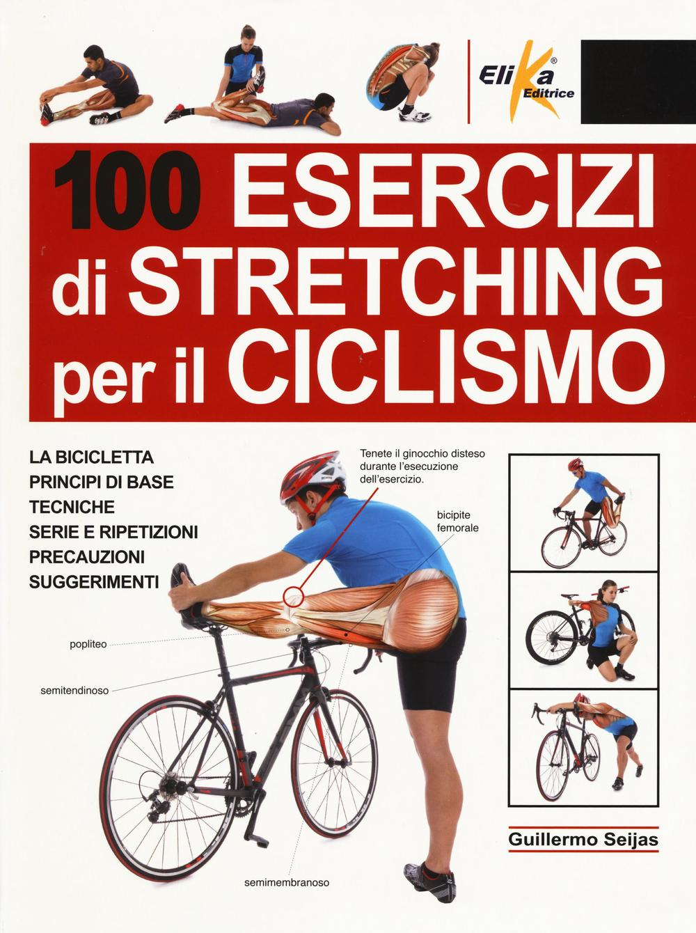 Image of 100 esercizi di stretching per il ciclismo