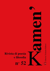 Libro Kamen'. Rivista di poesia e filosofia. Vol. 52