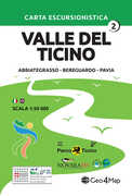 Libro Carta escursionistica Valle del Ticino. Scala 1:50.000. Ediz. italiana, inglese, tedesca e francese. Vol. 2: Abbiategrasso, Bereguardo, Pavia.