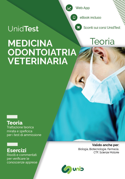 Image of UnidTest. Medicina odontoiatria veterinaria. Teoria. Esercizi. Con app. Con ebook