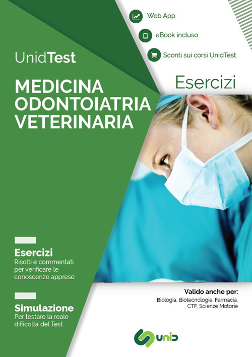 Image of UnidTest. Medicina odontoiatria veterinaria. Esercizi. Simulazione. Con app. Con ebook