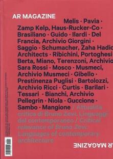 AR magazine. Vol. 120: Attualità critica di Bruno Zevi. Linguaggi del contemporaneo..pdf